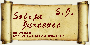 Sofija Jurčević vizit kartica